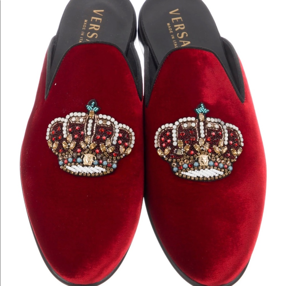 Versace  crown Slippers Loafers Sandals Mules